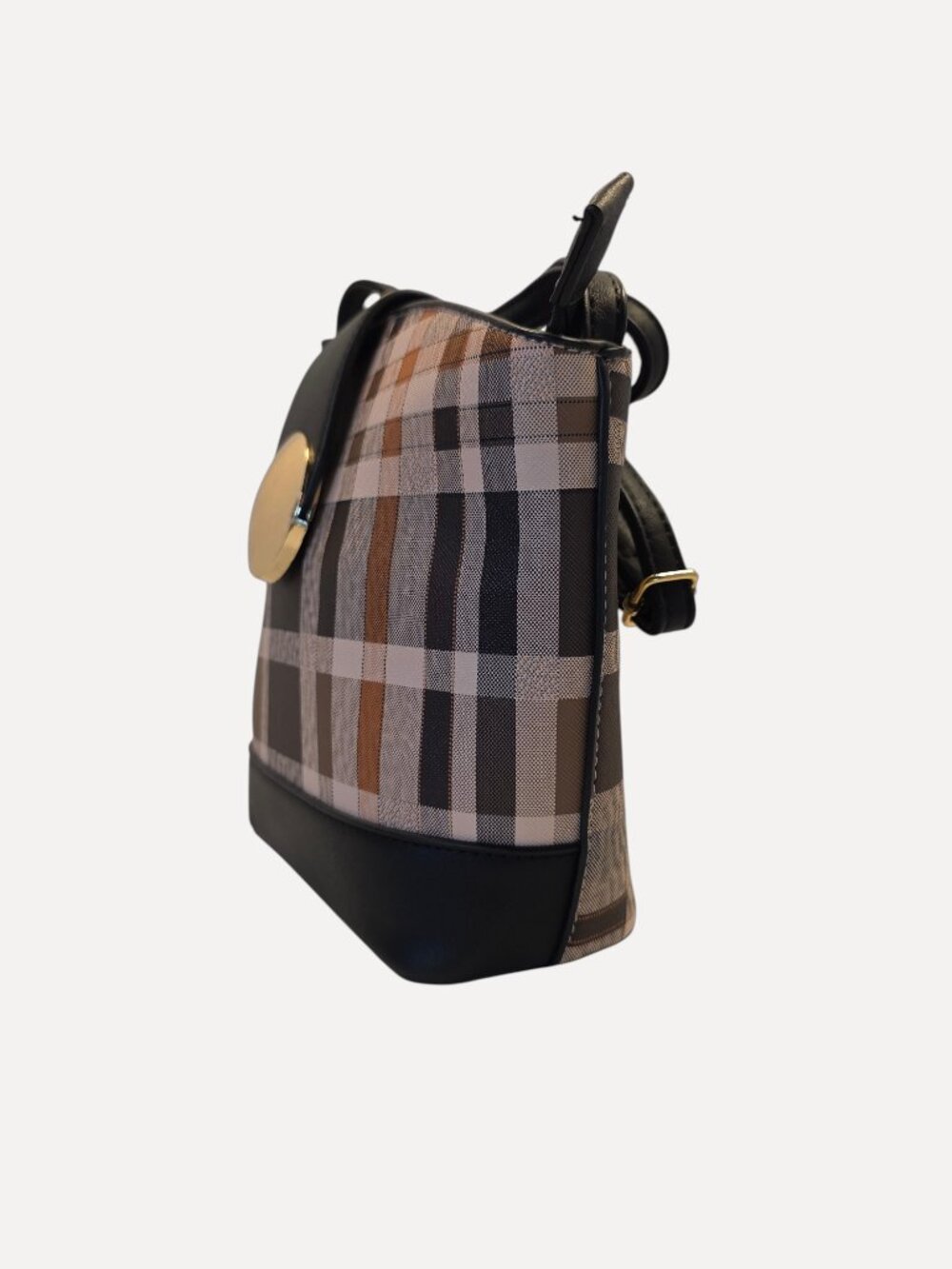 Elaine Turner Designs Modern Check Plaid Crossbody Bag  NWT - Picture 5 of 7